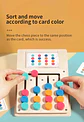 Montessori Wooden Color Matching Game Logic & Memory Board for Kids - thumbnail 9