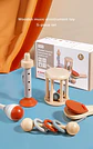 Ensemble d'instruments de musique en bois pour bébés – Lot de 5 jouets musicaux sensoriels Montessori pour enfants - vignette 9
