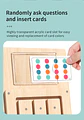 Montessori Wooden Color Matching Game Logic & Memory Board for Kids - thumbnail 12