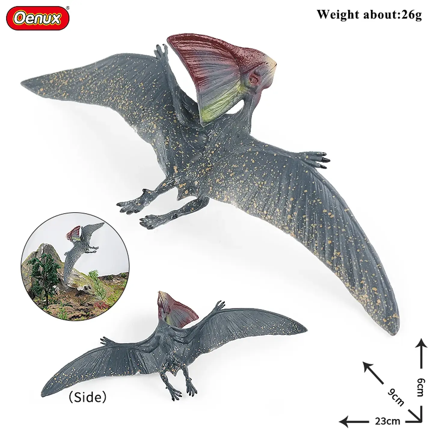Oenux Jurassic Dinosaur Figures Realistic PVC Dinosaur Models for Kids 13