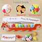 Montessori Magnetic Caterpillar Puzzle  Wooden Color & Shape Matching Board for Kids - vignette 14