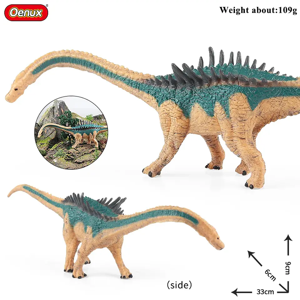 Oenux Jurassic Dinosaur Figures Realistic PVC Dinosaur Models for Kids 15