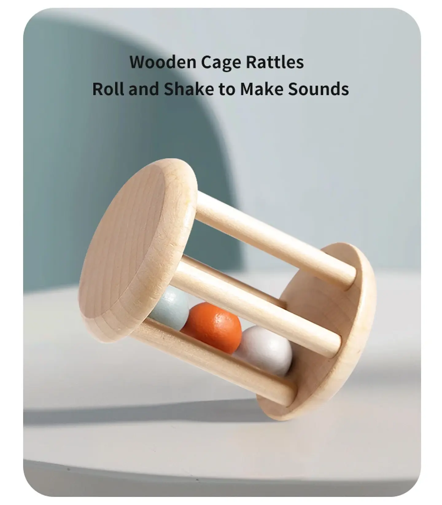 Ensemble d'instruments de musique en bois pour bébés – Lot de 5 jouets musicaux sensoriels Montessori pour enfants 13