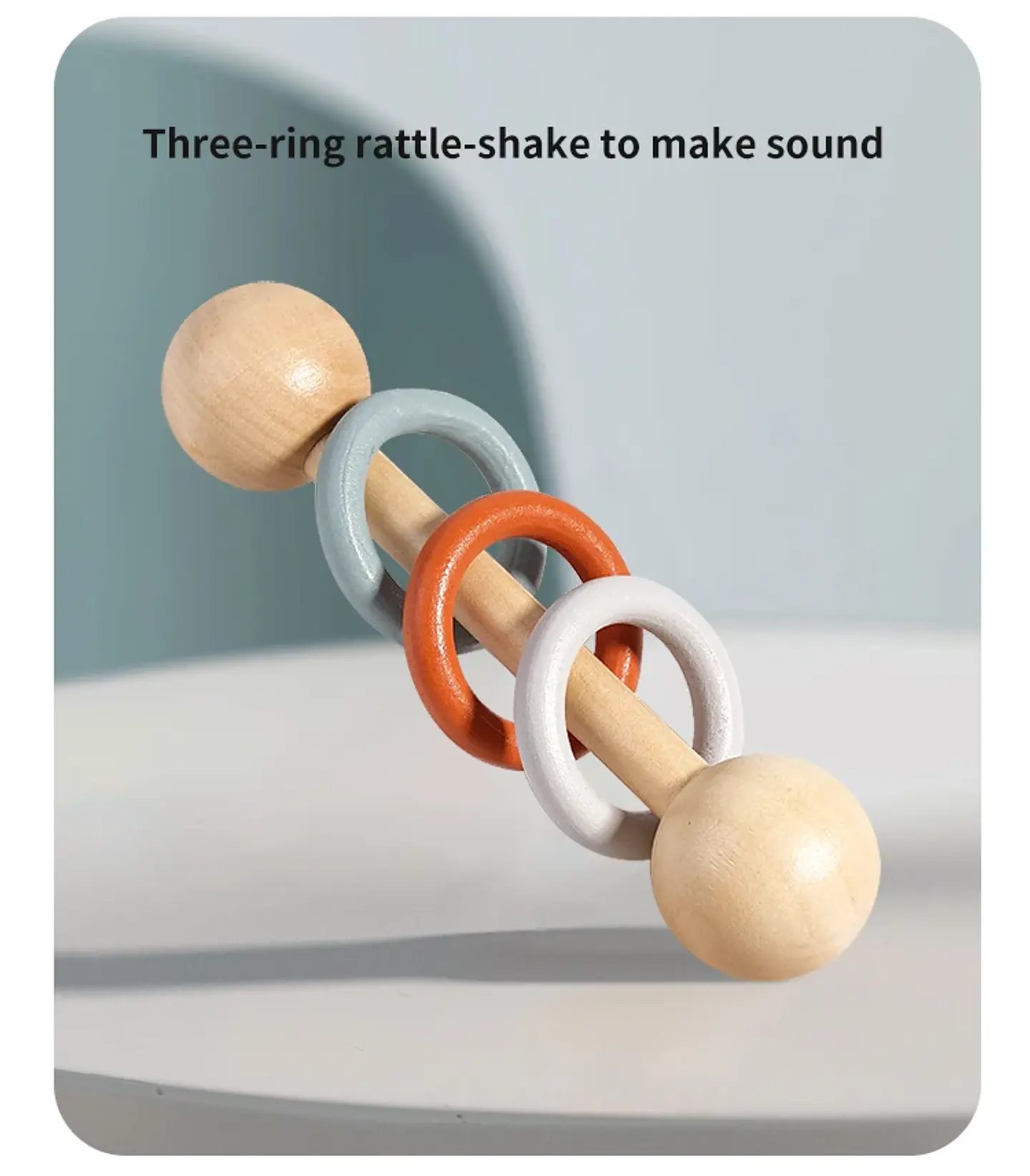Ensemble d'instruments de musique en bois pour bébés – Lot de 5 jouets musicaux sensoriels Montessori pour enfants 14
