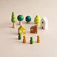 Montessori Wooden Forest Stacking Blocks Balancing & Threading Toy for Kids - thumbnail 16