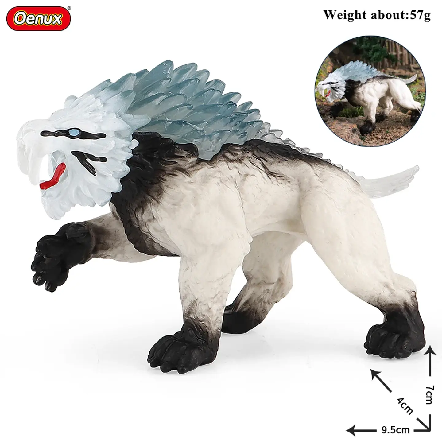 Oenux – Figurines de dragon et de phénix mythiques : modèles de créatures fantastiques en PVC pour enfants 18