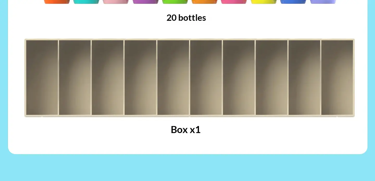 Color Memory Bottle Matching Game Educational Brain Training Toy for Kids 16