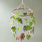 Wooden Baby Crib Mobile Felt Forest Animal Hanging Mobile for Newborns - thumbnail 25