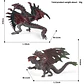 Oenux – Figurines de dragon et de phénix mythiques : modèles de créatures fantastiques en PVC pour enfants - vignette 22