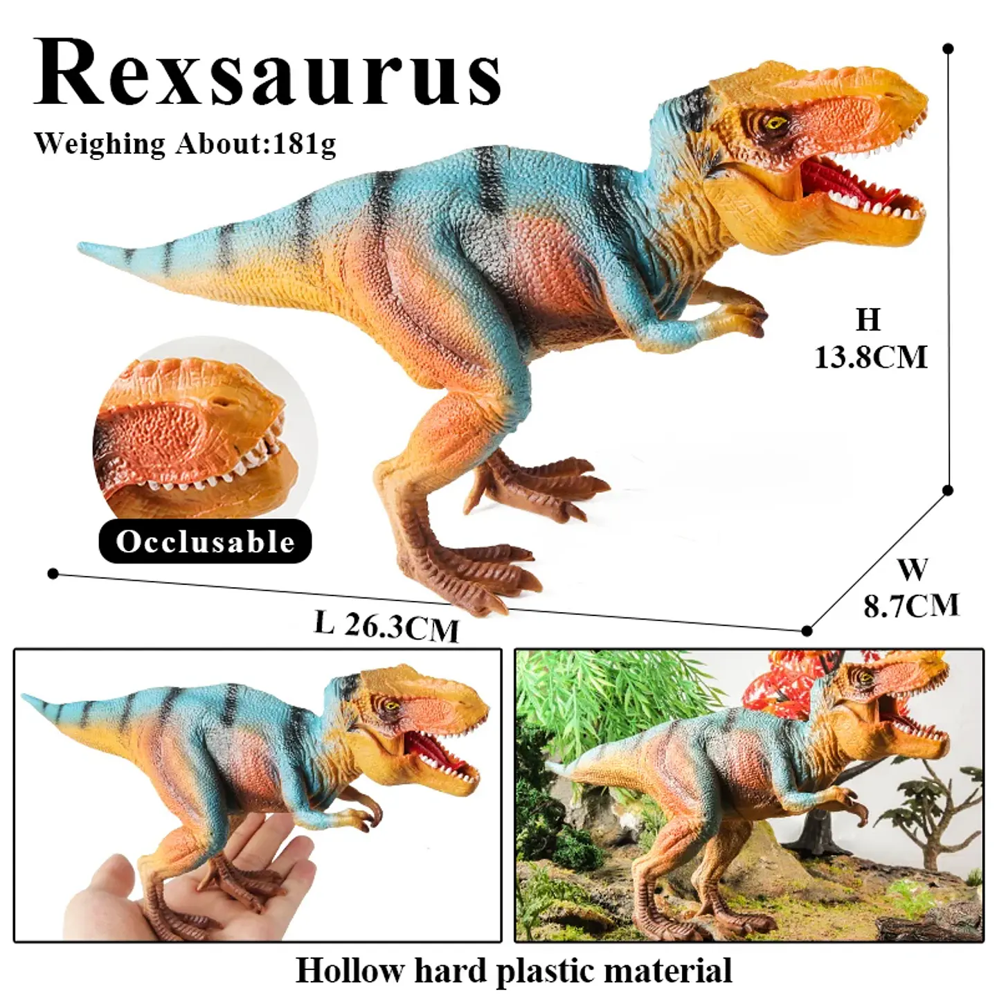 Oenux Jurassic Dinosaur Figures Realistic PVC Dinosaur Models for Kids 27