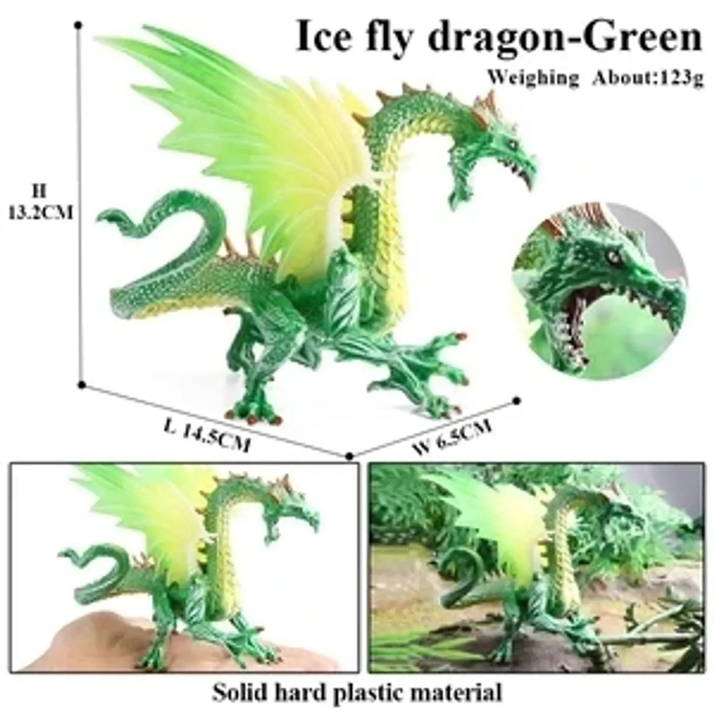 Oenux – Figurines de dragon et de phénix mythiques : modèles de créatures fantastiques en PVC pour enfants 24