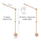 Wooden Baby Crib Mobile Felt Forest Animal Hanging Mobile for Newborns - thumbnail 31