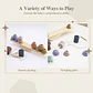 Montessori Wooden Forest Stacking Blocks Balancing & Threading Toy for Kids - thumbnail 28