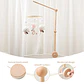 Wooden Baby Crib Mobile Felt Forest Animal Hanging Mobile for Newborns - thumbnail 33