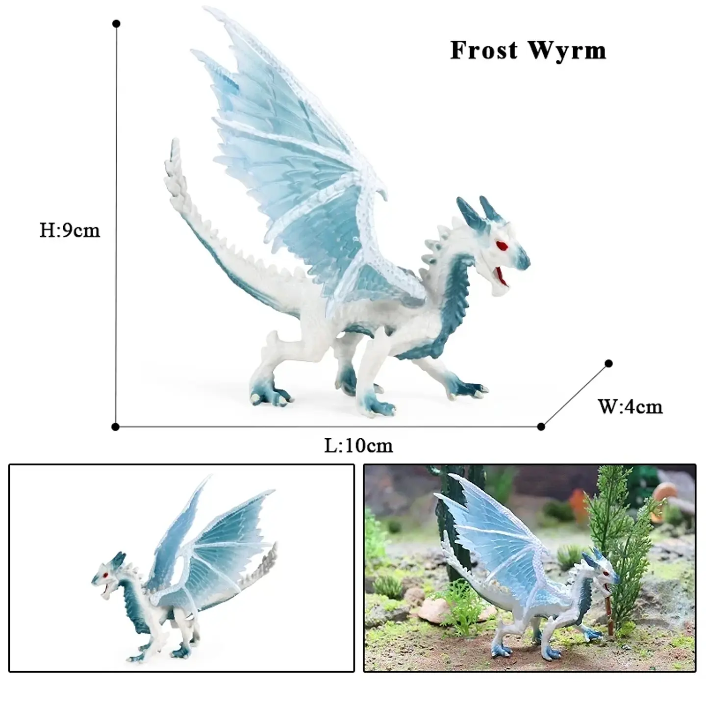 Oenux – Figurines de dragon et de phénix mythiques : modèles de créatures fantastiques en PVC pour enfants 30
