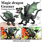 Oenux – Figurines de dragon et de phénix mythiques : modèles de créatures fantastiques en PVC pour enfants - vignette 34