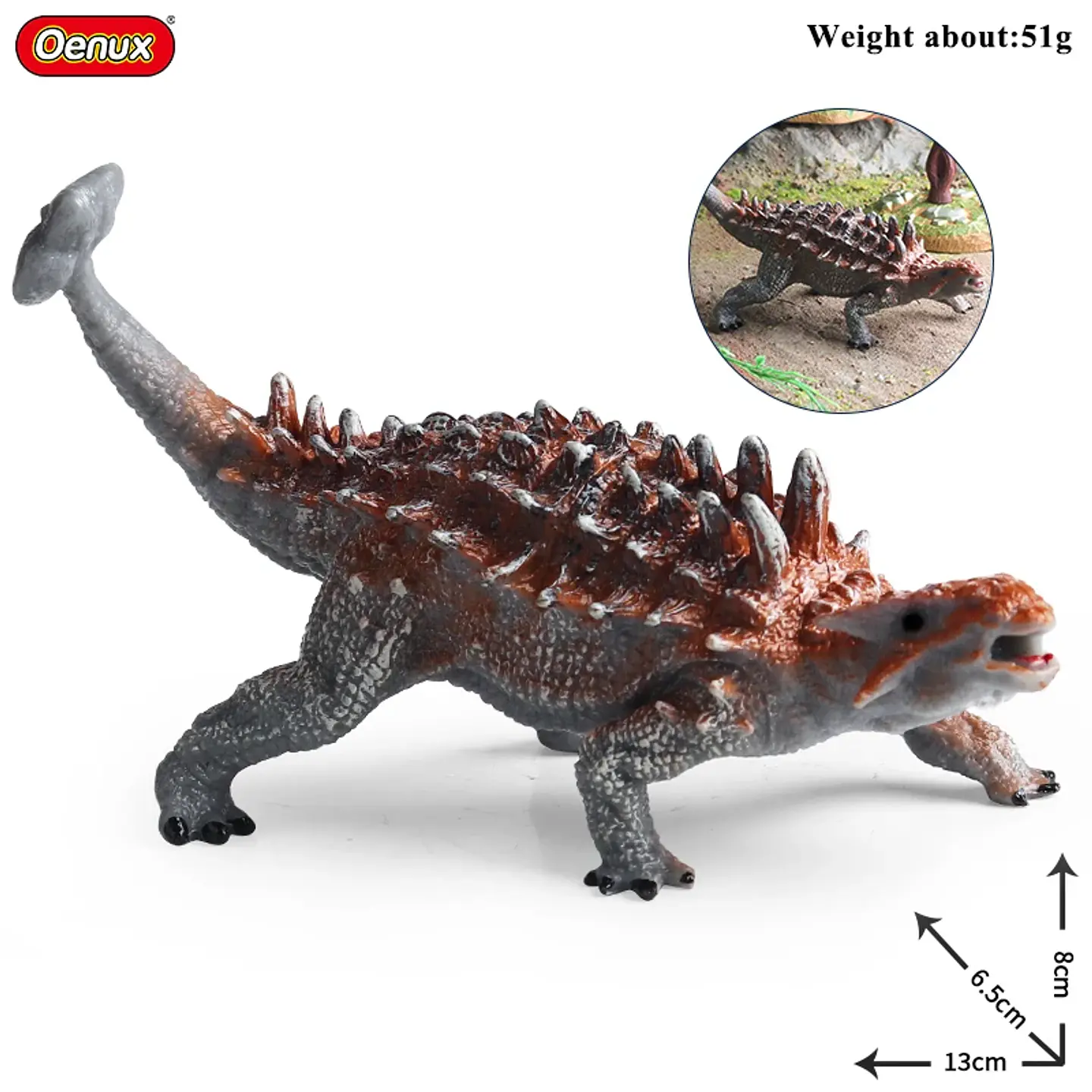 Oenux Jurassic Dinosaur Figures Realistic PVC Dinosaur Models for Kids 39