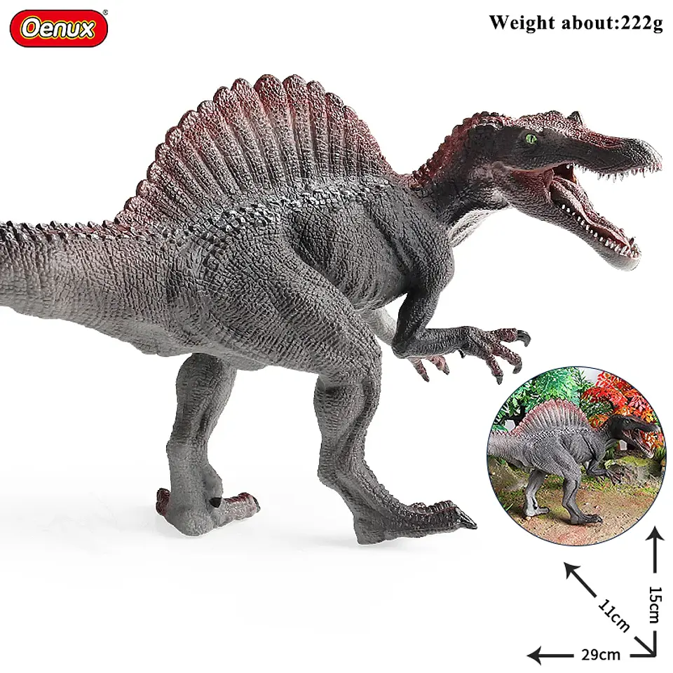 Oenux Jurassic Dinosaur Figures Realistic PVC Dinosaur Models for Kids 40
