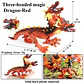 Oenux – Figurines de dragon et de phénix mythiques : modèles de créatures fantastiques en PVC pour enfants - vignette 37
