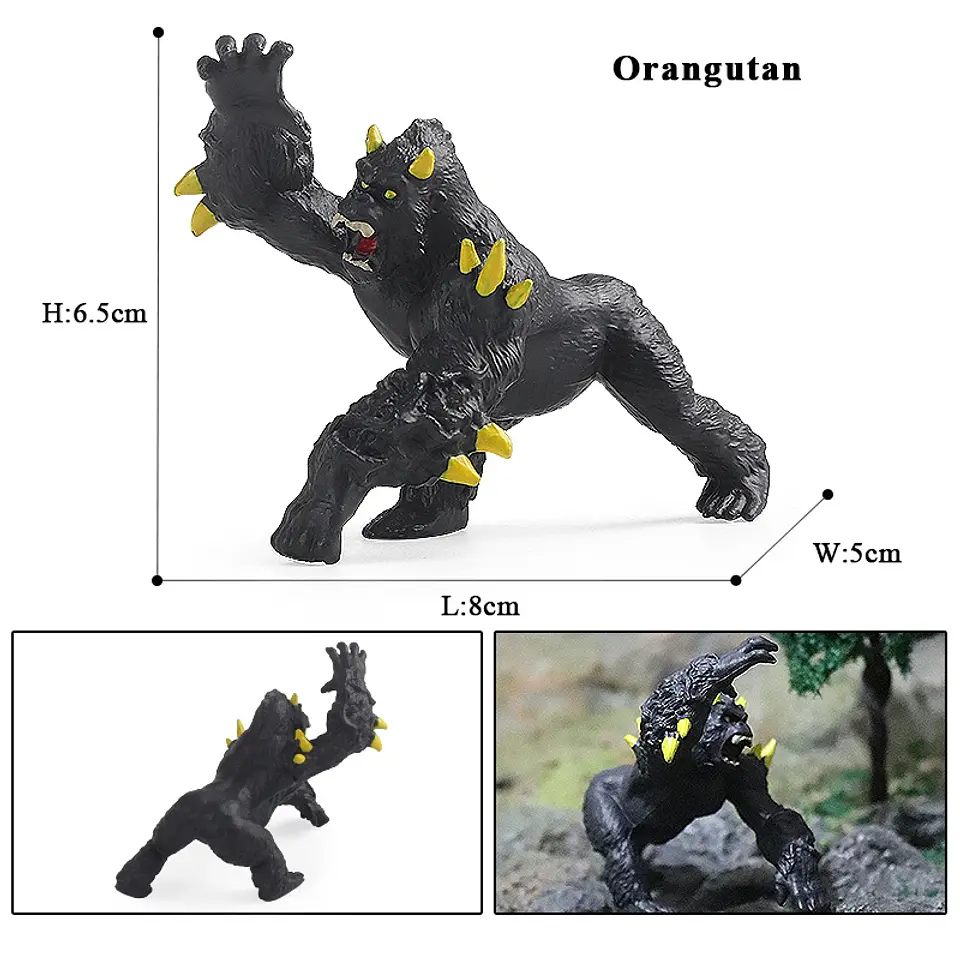 Oenux – Figurines de dragon et de phénix mythiques : modèles de créatures fantastiques en PVC pour enfants 42