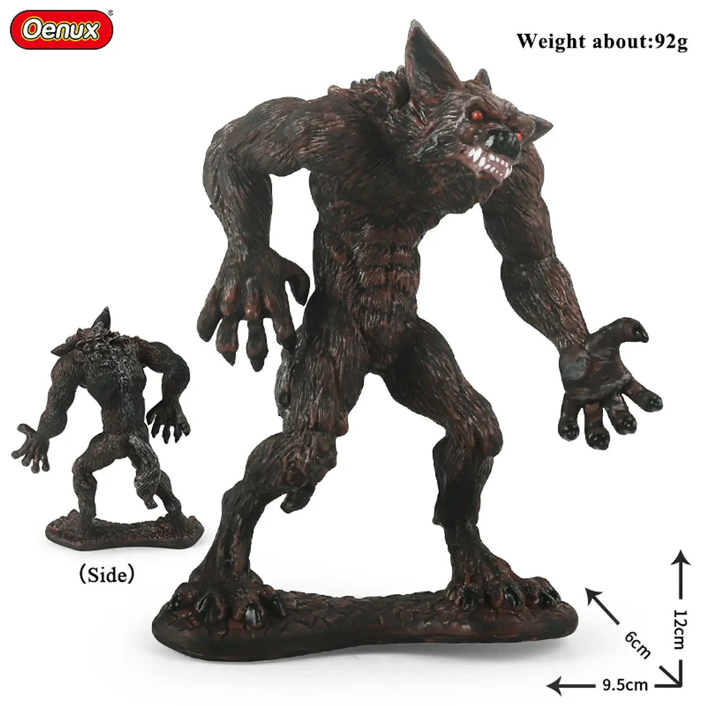 Oenux – Collection de figurines d'animaux en PVC pour enfants : créatures mythiques et dinosaures 42