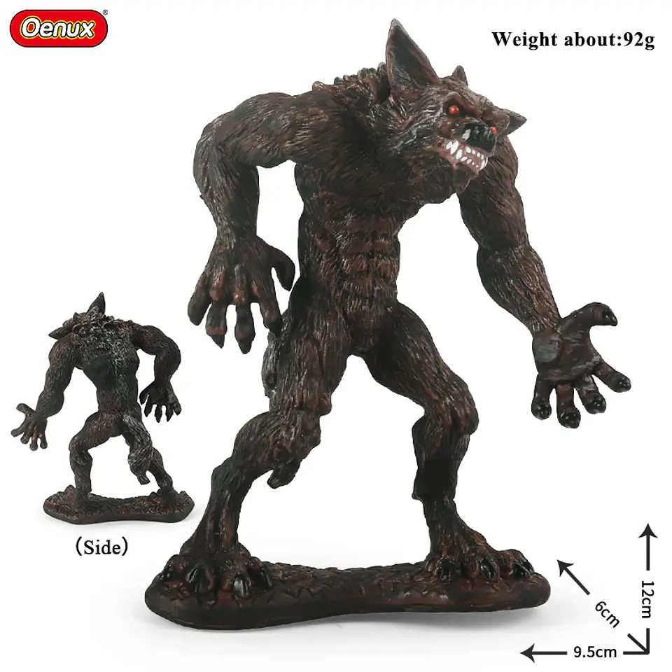 Oenux – Collection de figurines d'animaux en PVC pour enfants : créatures mythiques et dinosaures 42