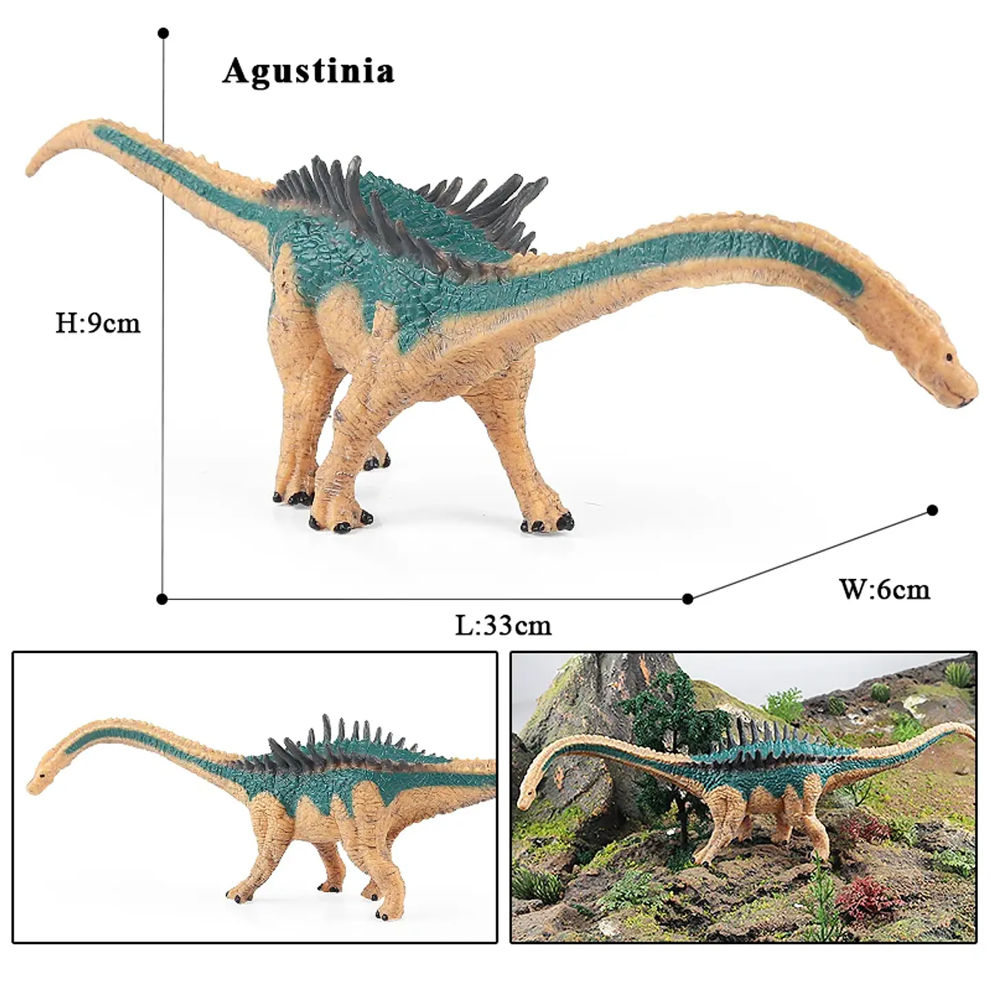 Oenux Jurassic Dinosaur Figures Realistic PVC Dinosaur Models for Kids 49