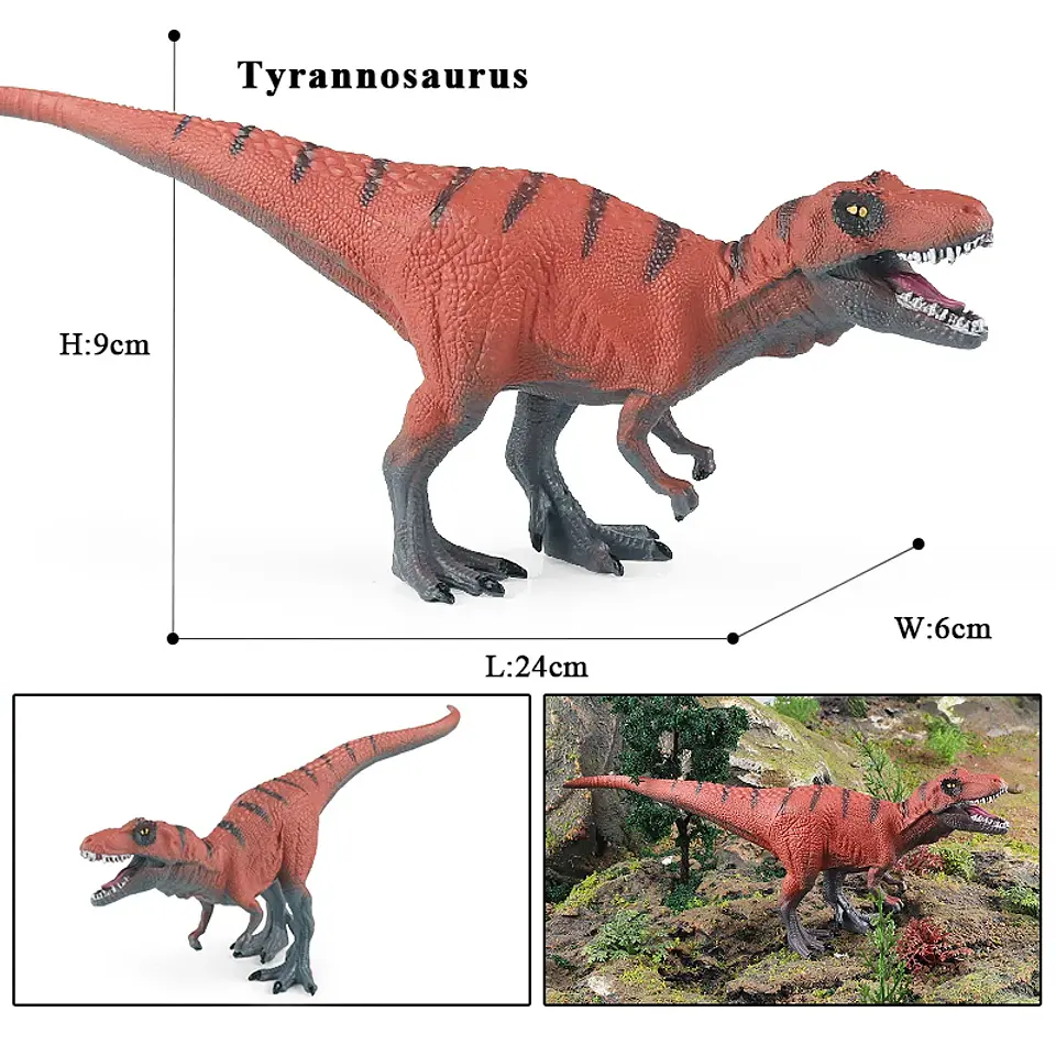 Oenux Jurassic Dinosaur Figures Realistic PVC Dinosaur Models for Kids 50