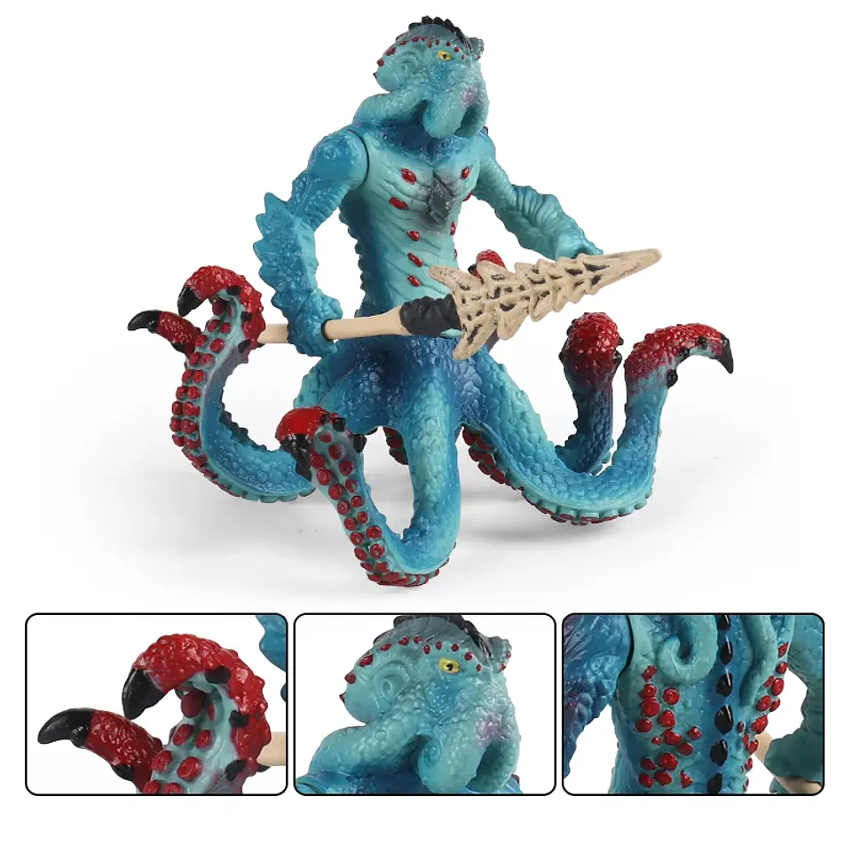 Oenux – Collection de figurines d'animaux en PVC pour enfants : créatures mythiques et dinosaures 50