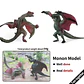 Oenux – Figurines de dragon et de phénix mythiques : modèles de créatures fantastiques en PVC pour enfants - vignette 52