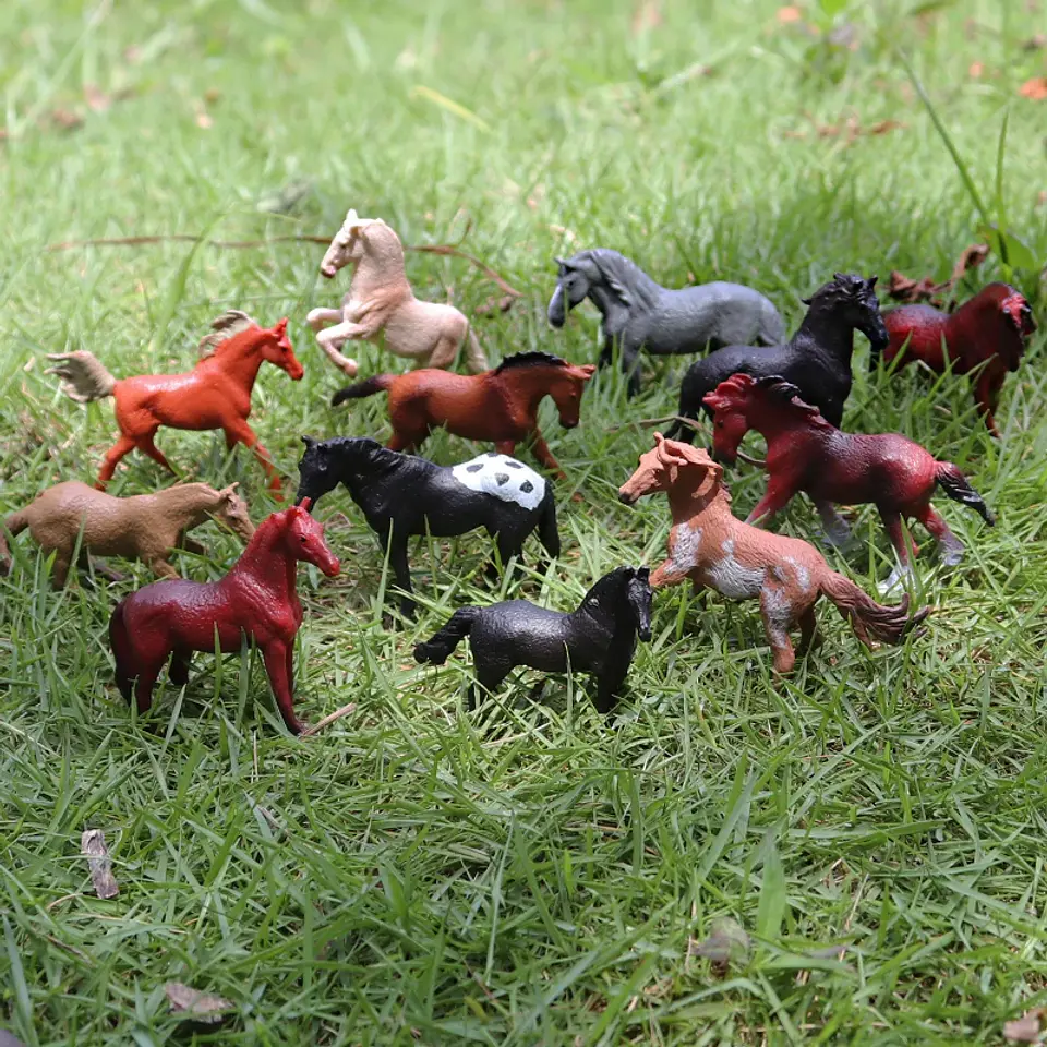 Oenux Mini Animal Figures PVC Zoo Model Set 3