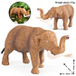 Oenux Elephant Figure Realistic PVC Wildlife Model - thumbnail 2