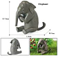 Oenux Elephant Figure Realistic PVC Wildlife Model - thumbnail 18