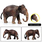 Oenux Elephant Figure Realistic PVC Wildlife Model - thumbnail 20
