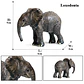 Oenux Elephant Figure Realistic PVC Wildlife Model - thumbnail 22