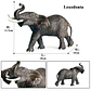 Oenux Elephant Figure Realistic PVC Wildlife Model - thumbnail 24
