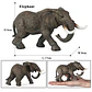 Oenux Elephant Figure Realistic PVC Wildlife Model - thumbnail 29