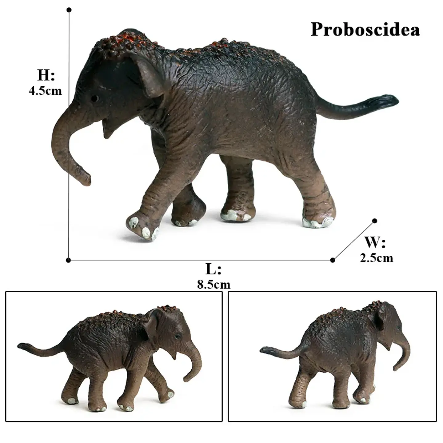 Oenux Elephant Figure Realistic PVC Wildlife Model 31
