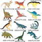 Oenux Mini Animal Figures PVC Zoo Model Set - vignette 40