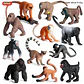 Oenux Mini Animal Figures PVC Zoo Model Set - vignette 41