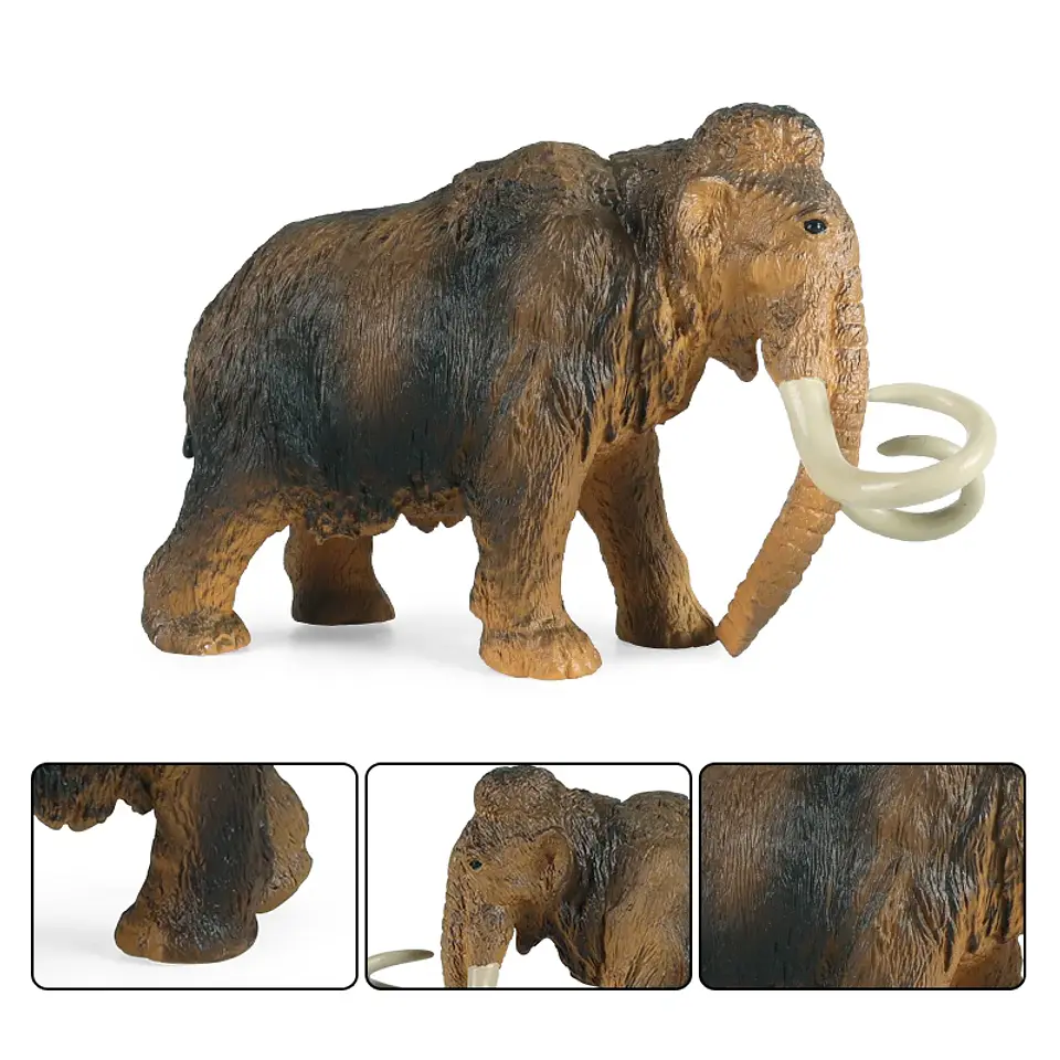 Oenux Elephant Figure Realistic PVC Wildlife Model 52