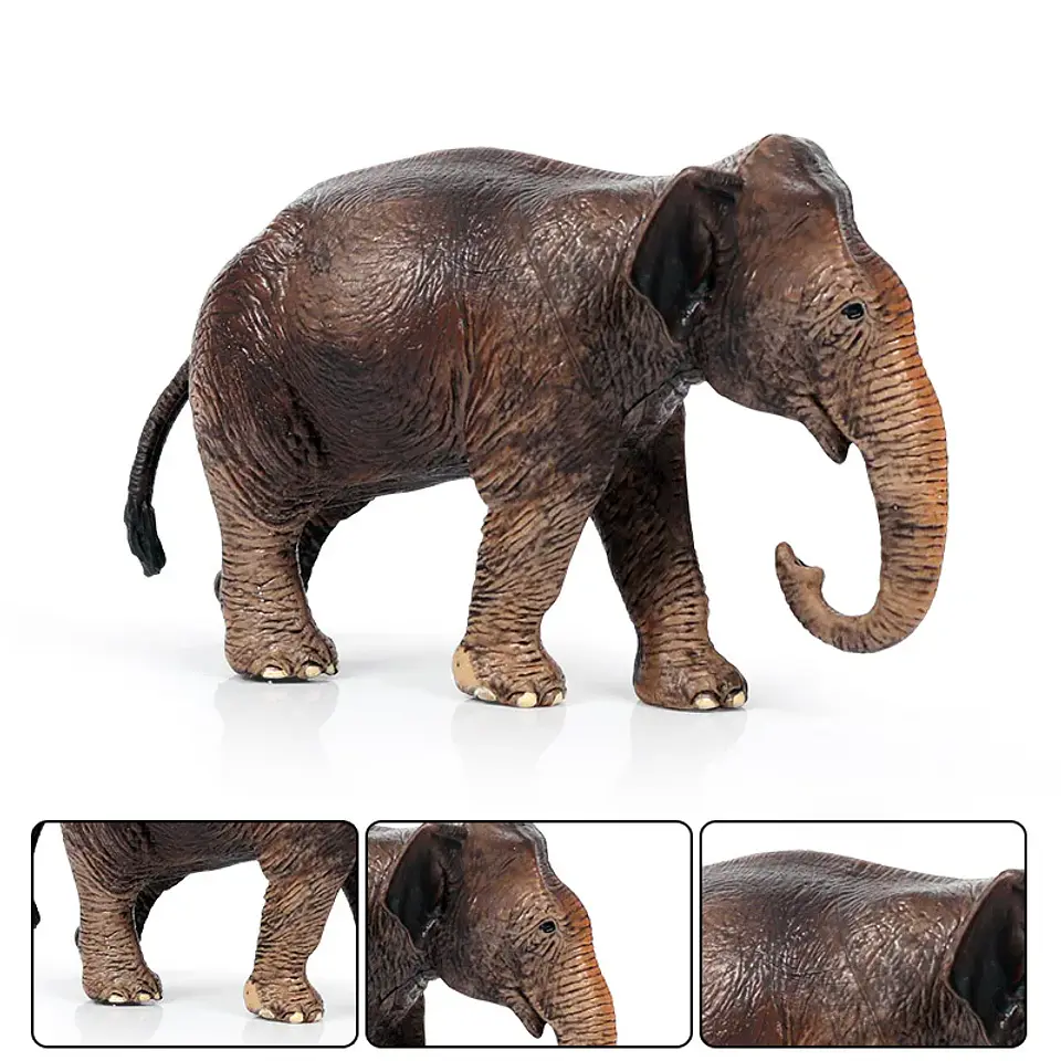 Oenux Elephant Figure Realistic PVC Wildlife Model 54