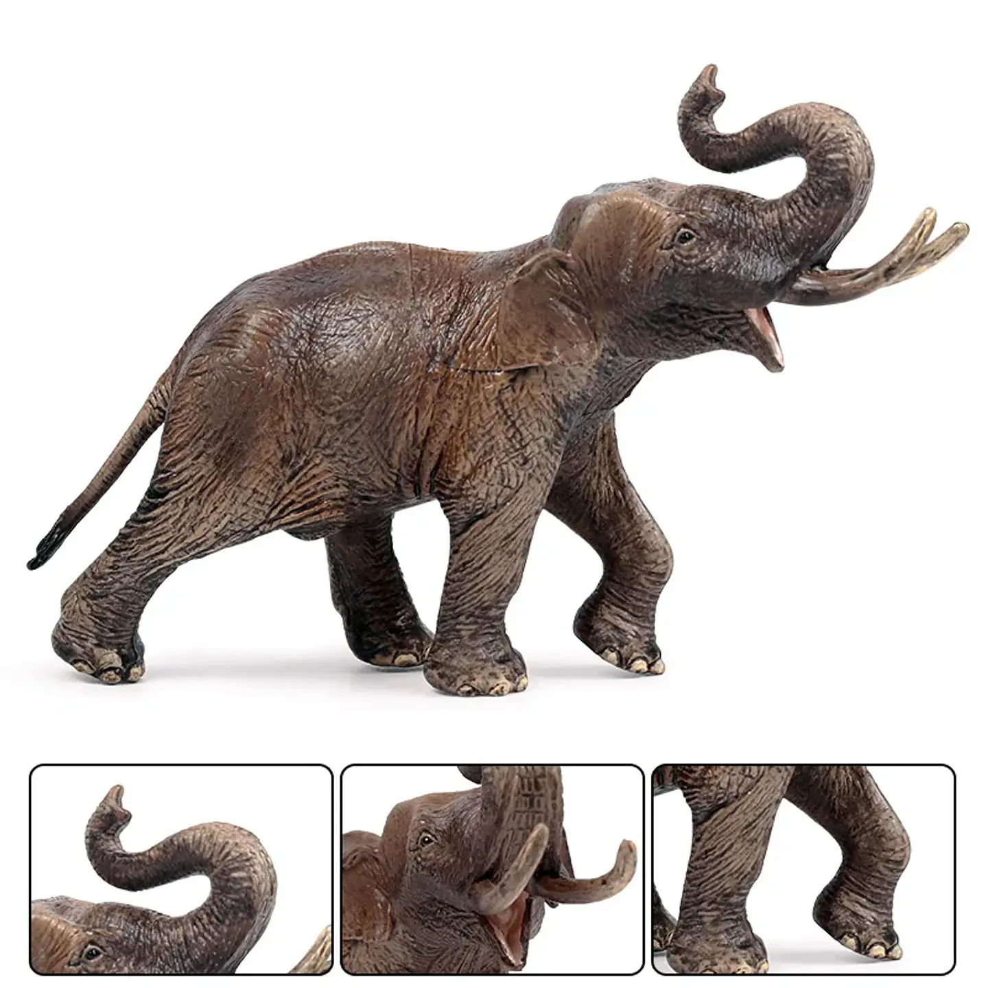 Oenux Elephant Figure Realistic PVC Wildlife Model 56