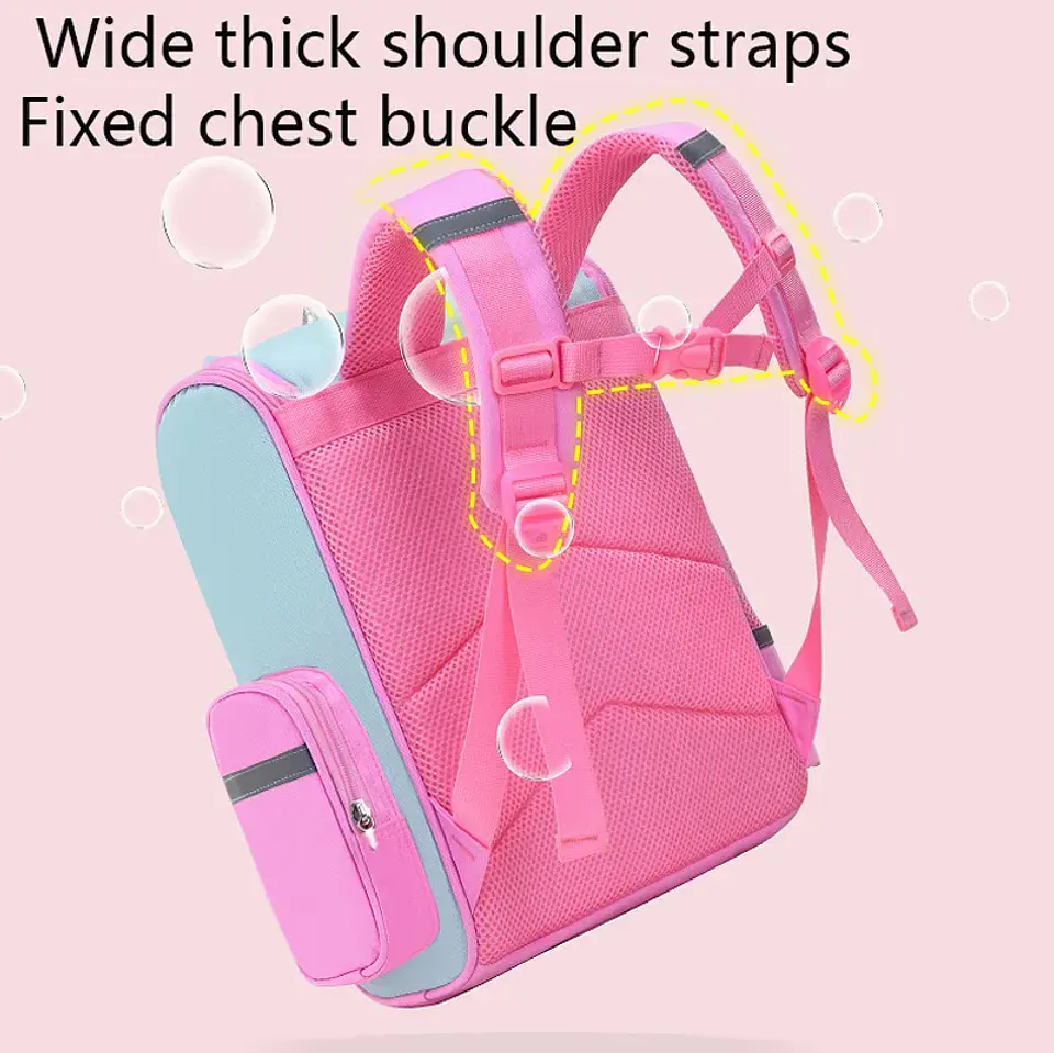 Unicorn Girls Backpack  Waterproof School Bag 2