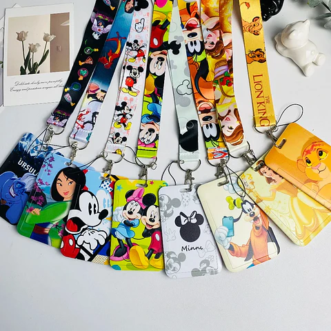 Student Card Holder  Cartoon ID Badge Case