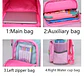 Unicorn Girls Backpack  Waterproof School Bag - thumbnail 5