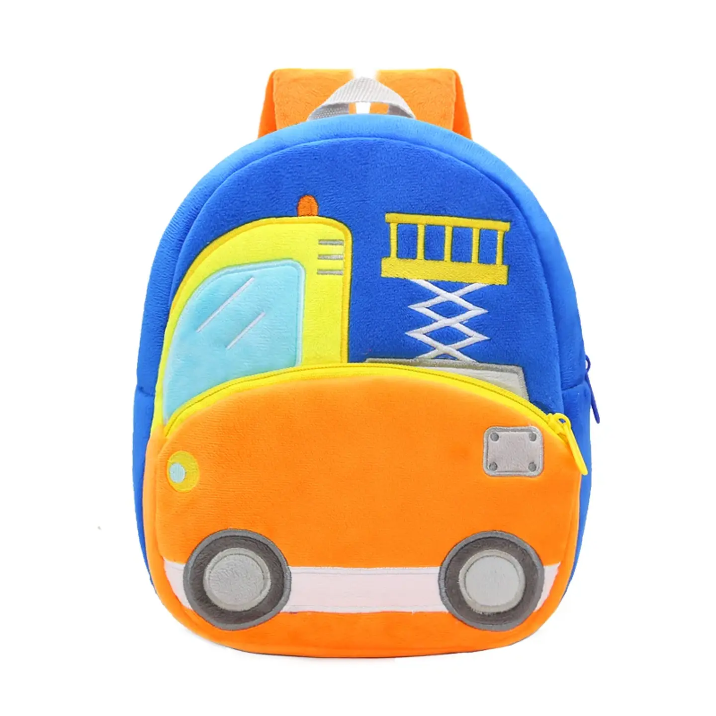 Kids Excavator Plush Backpack  Toddler School Bag 3