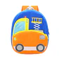 Kids Excavator Plush Backpack  Toddler School Bag - thumbnail 3