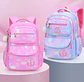 Girls Waterproof Backpack  Floral School Bag - thumbnail 1