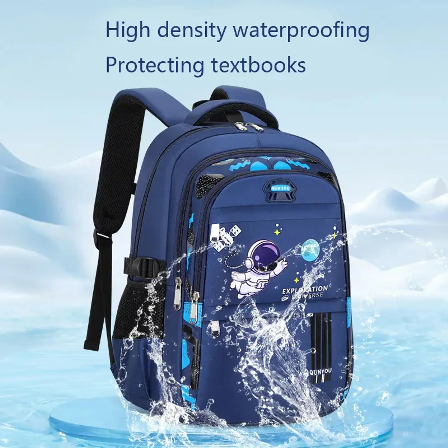 Kids Astronaut Backpack  Waterproof School Bag 2